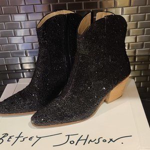 Sold Fancy Cowgirl Boots - Betsey Johnson